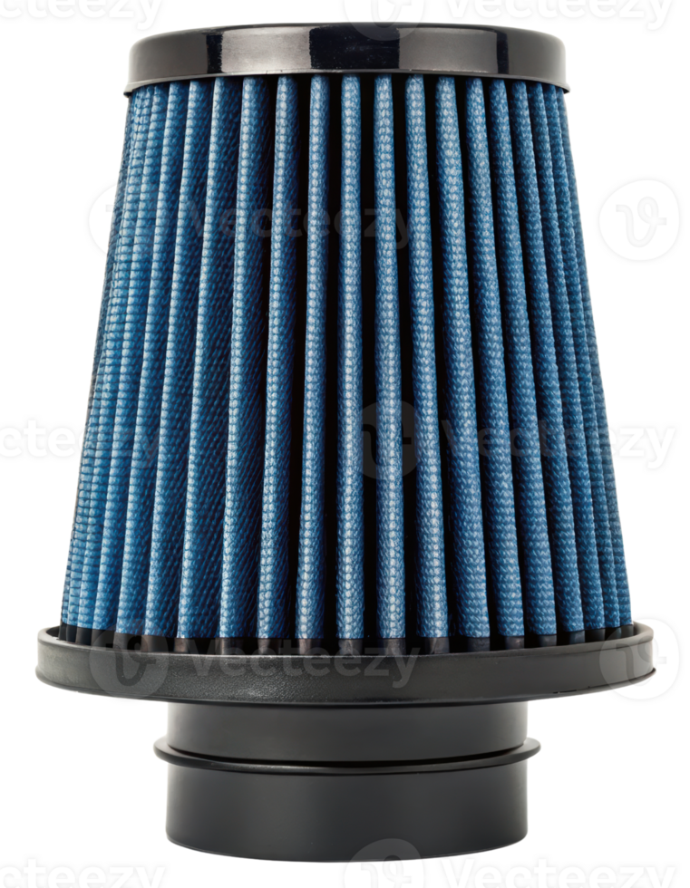 High-performance air filter for enhanced airflow on a transparent background png