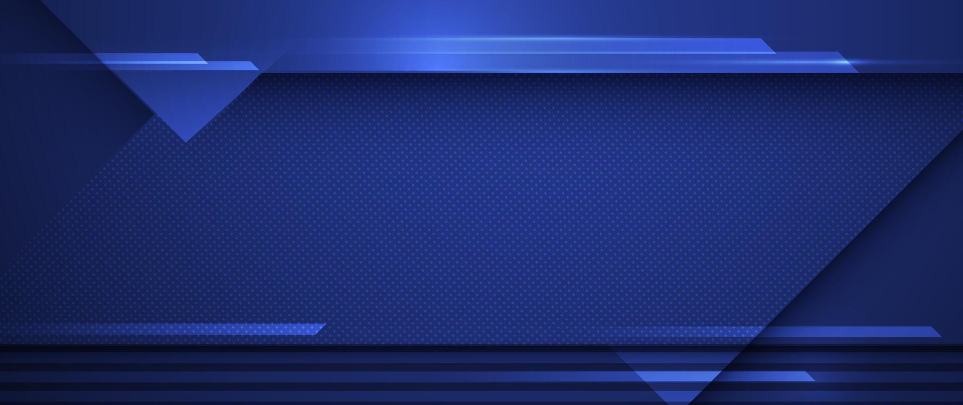 Geometric shape, line, light effect. Technology background. vector