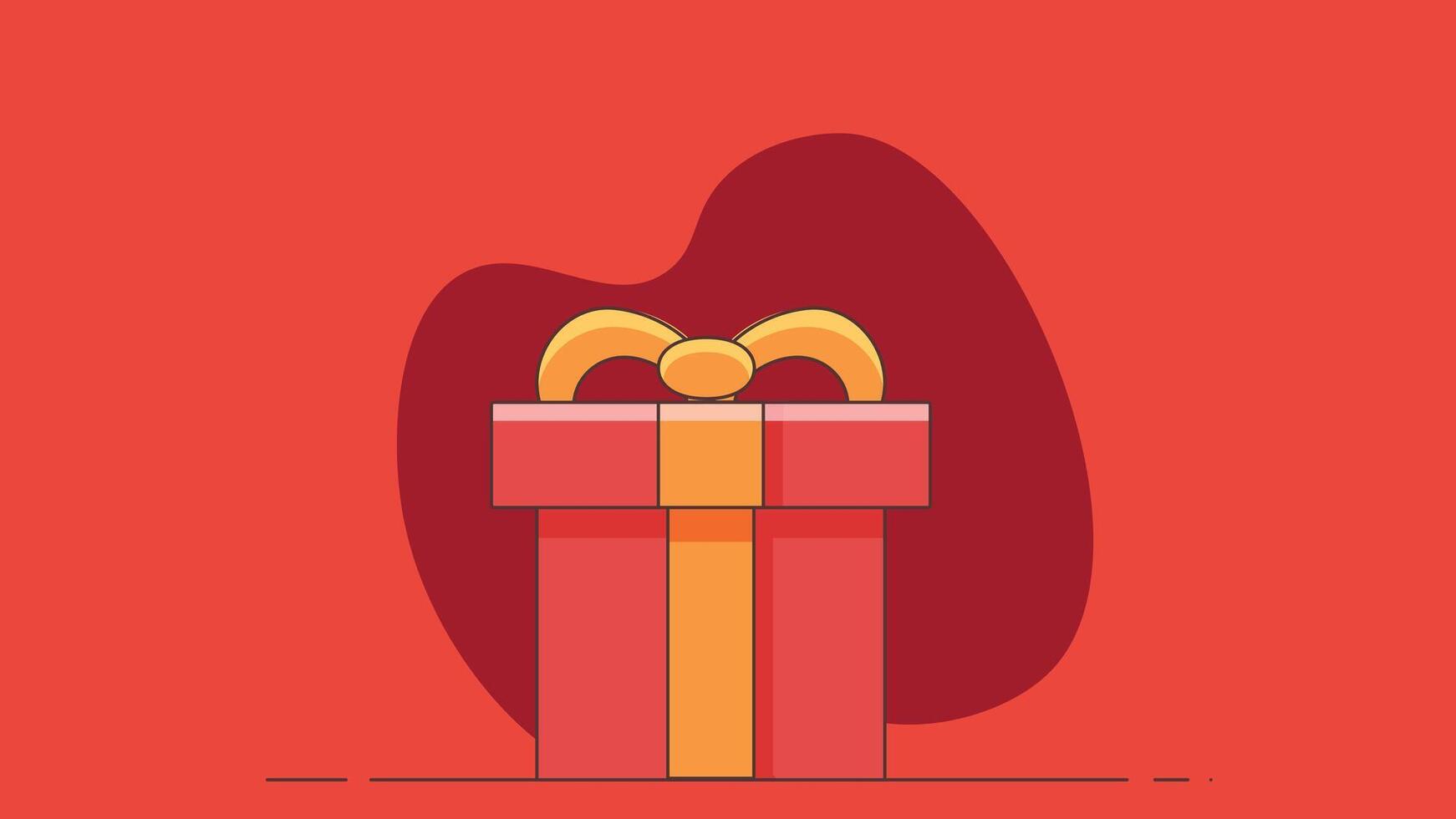 illustration of Christmas presents wrapped in festive paper with ribbons, symbolizing the joy and tradition of holiday gift-giving vector