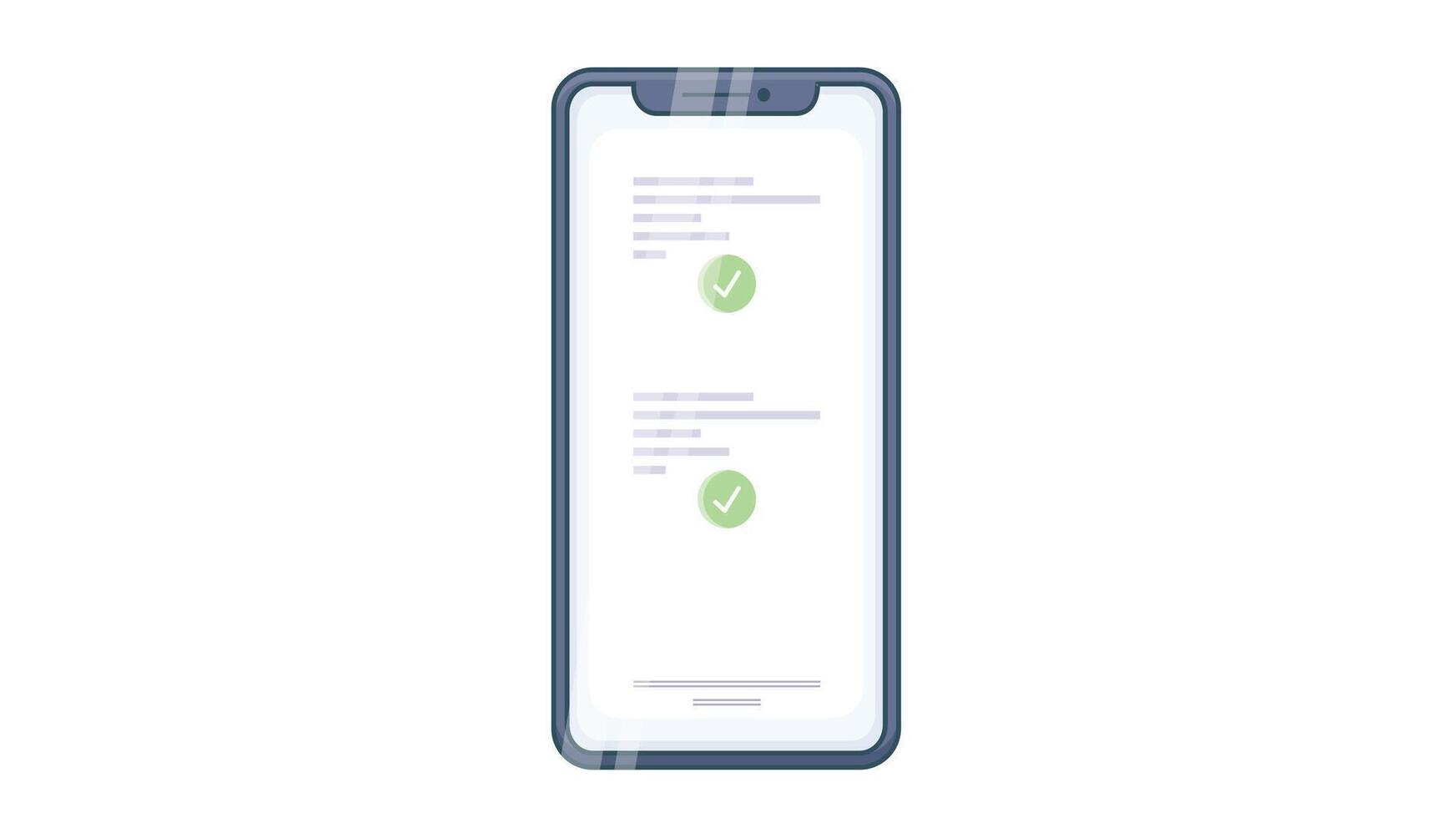 illustration of a mobile application login screen interface, featuring user-friendly design elements vector