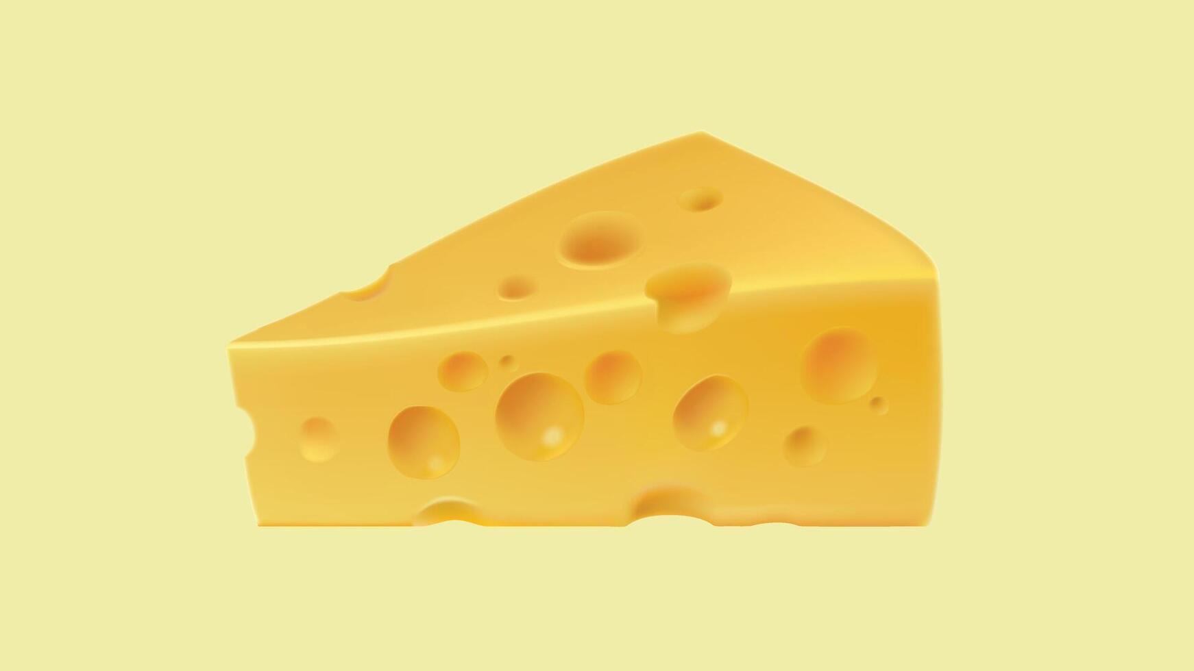 illustration of various French cheeses with unique textures and flavors, representing the rich diversity of French cheese-making vector
