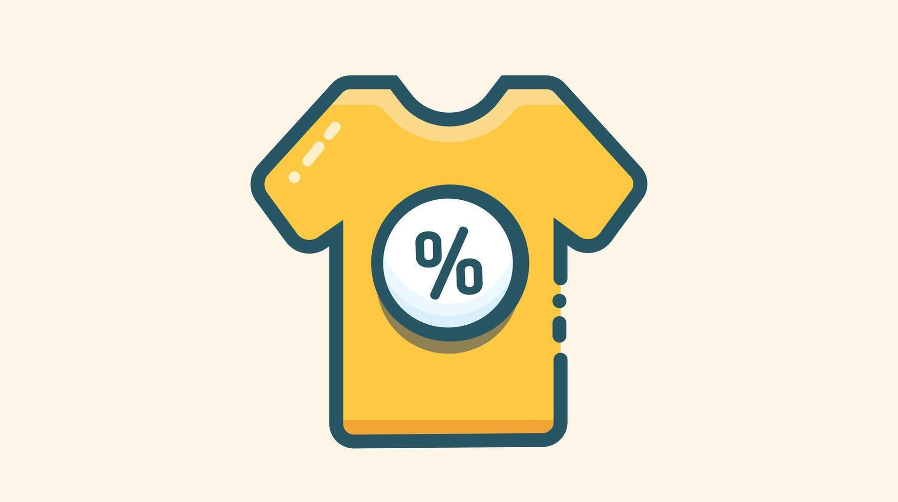 A sale label attached to various products, featuring bright colors and bold text vector