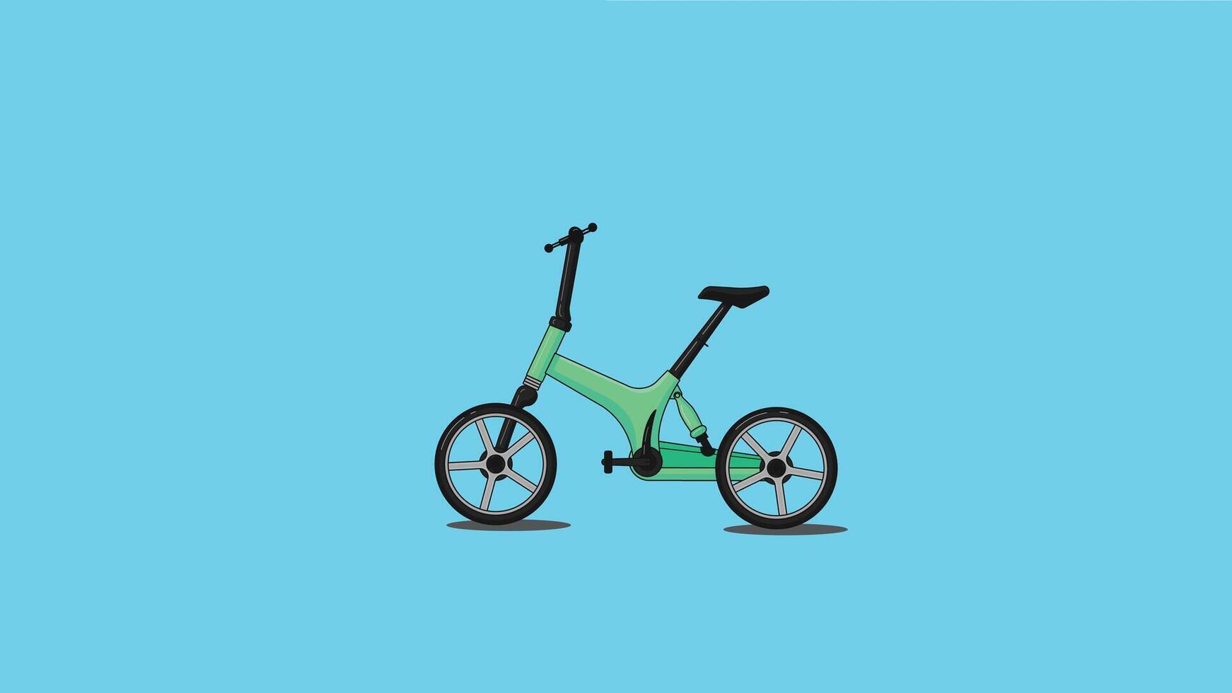 A sleek, eco-friendly bicycle designed for commuting, highlighting its lightweight frame, comfortable seat vector