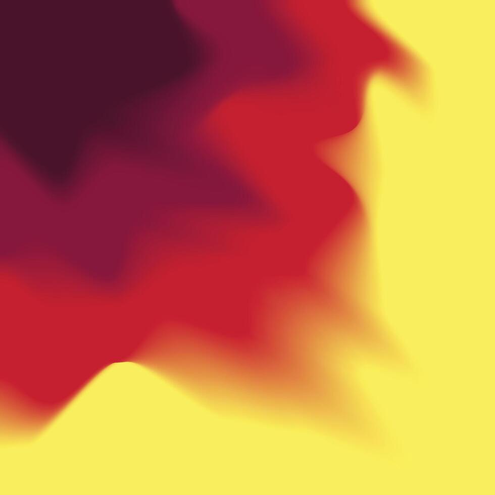 A red and yellow abstract background with a black and white swirl vector