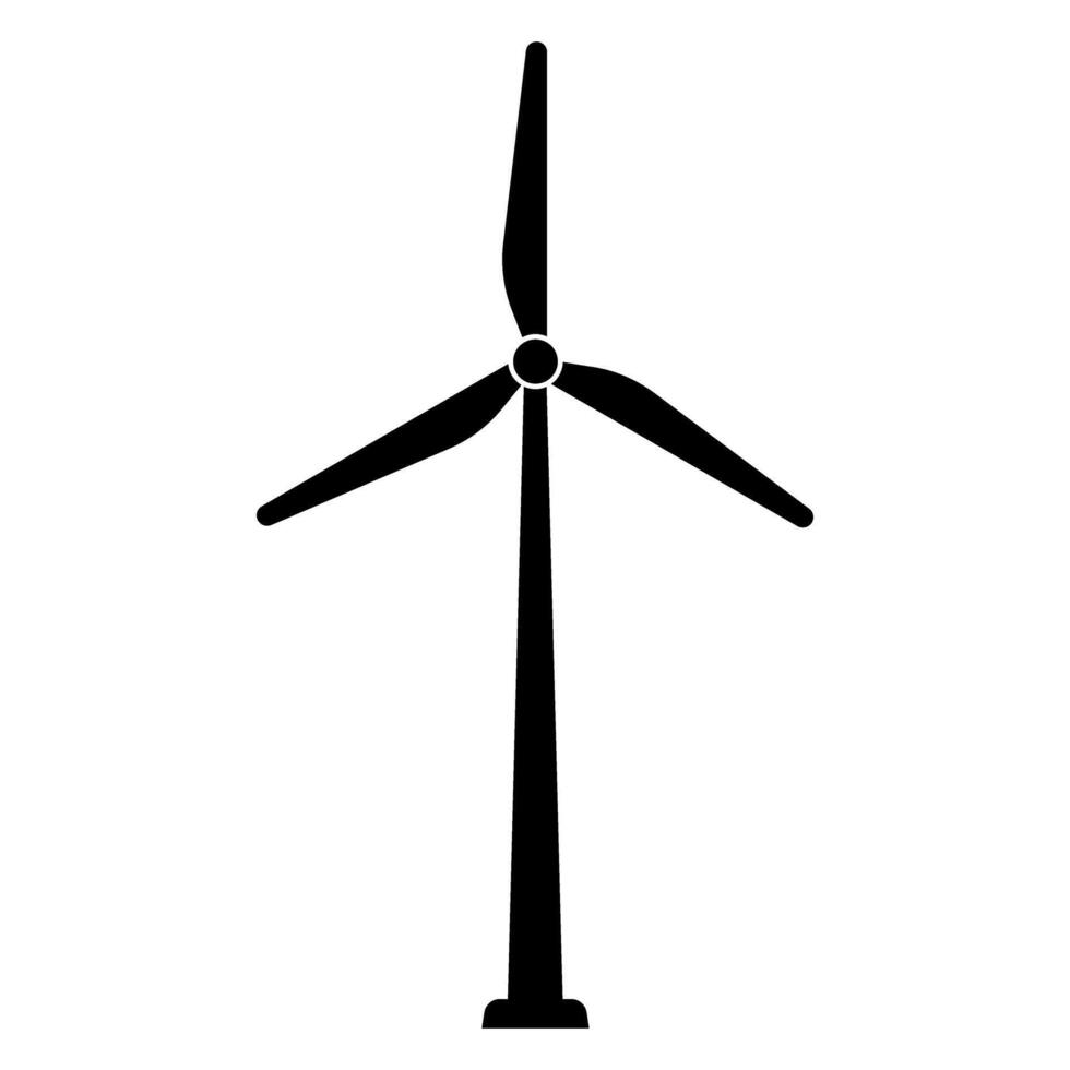 Wind Turbine icon. Eolic energy icon, wind energy icon. vector