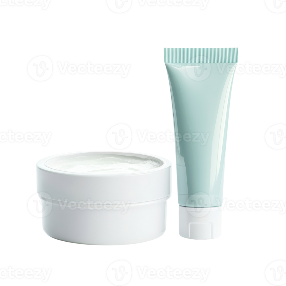 Cream and lotion product on transparent background png