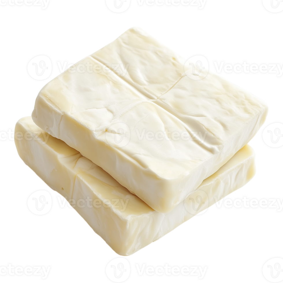 Two pieces of cheese are stacked on top of each other png