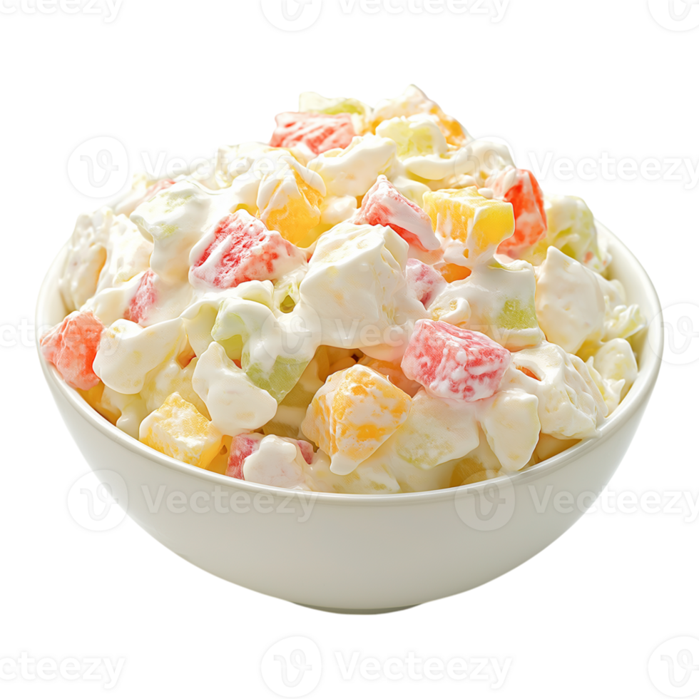 A bowl of fruit salad png