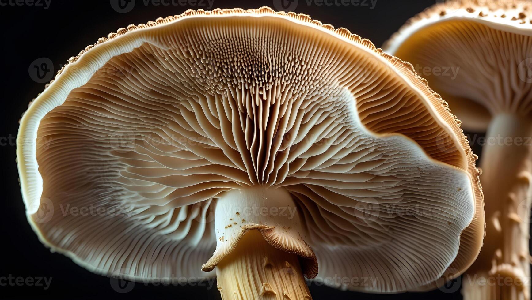 Close Up Mushroom Image for Photography Portfolio. High Resolution for Botanical Art Prints photo