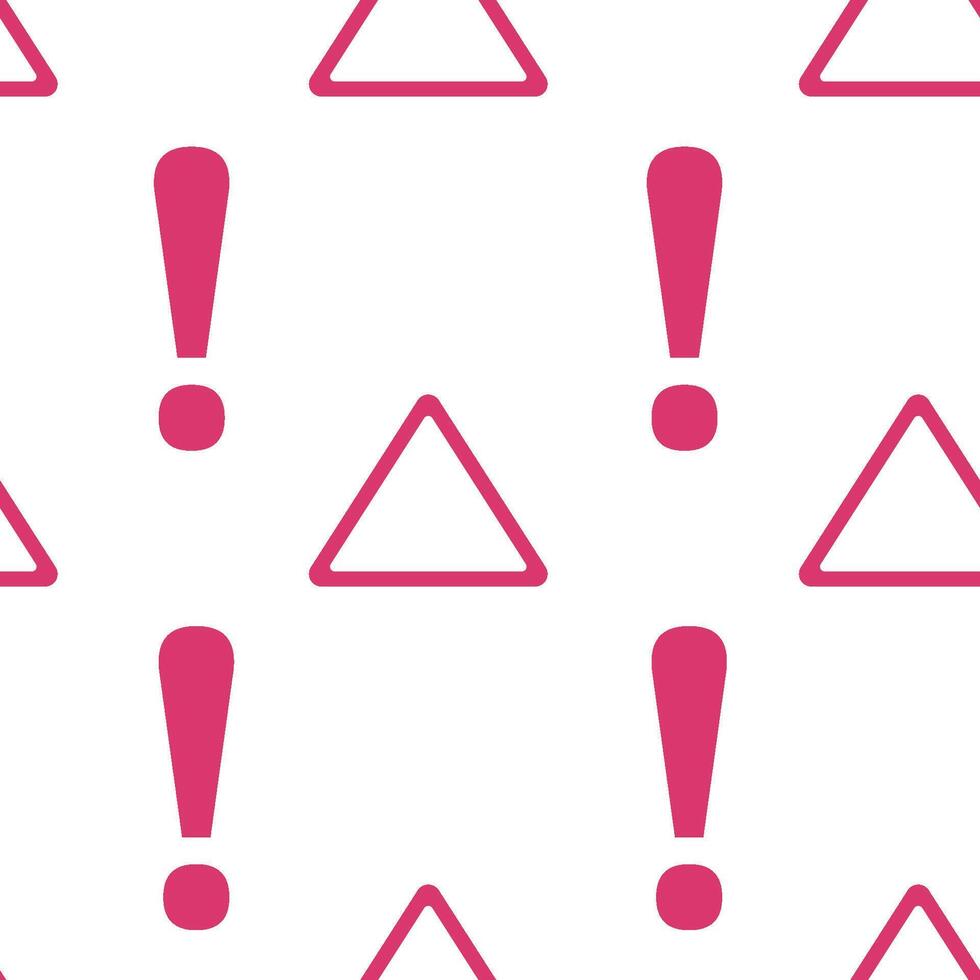 Colorful pattern featuring pink shapes on a white background. vector