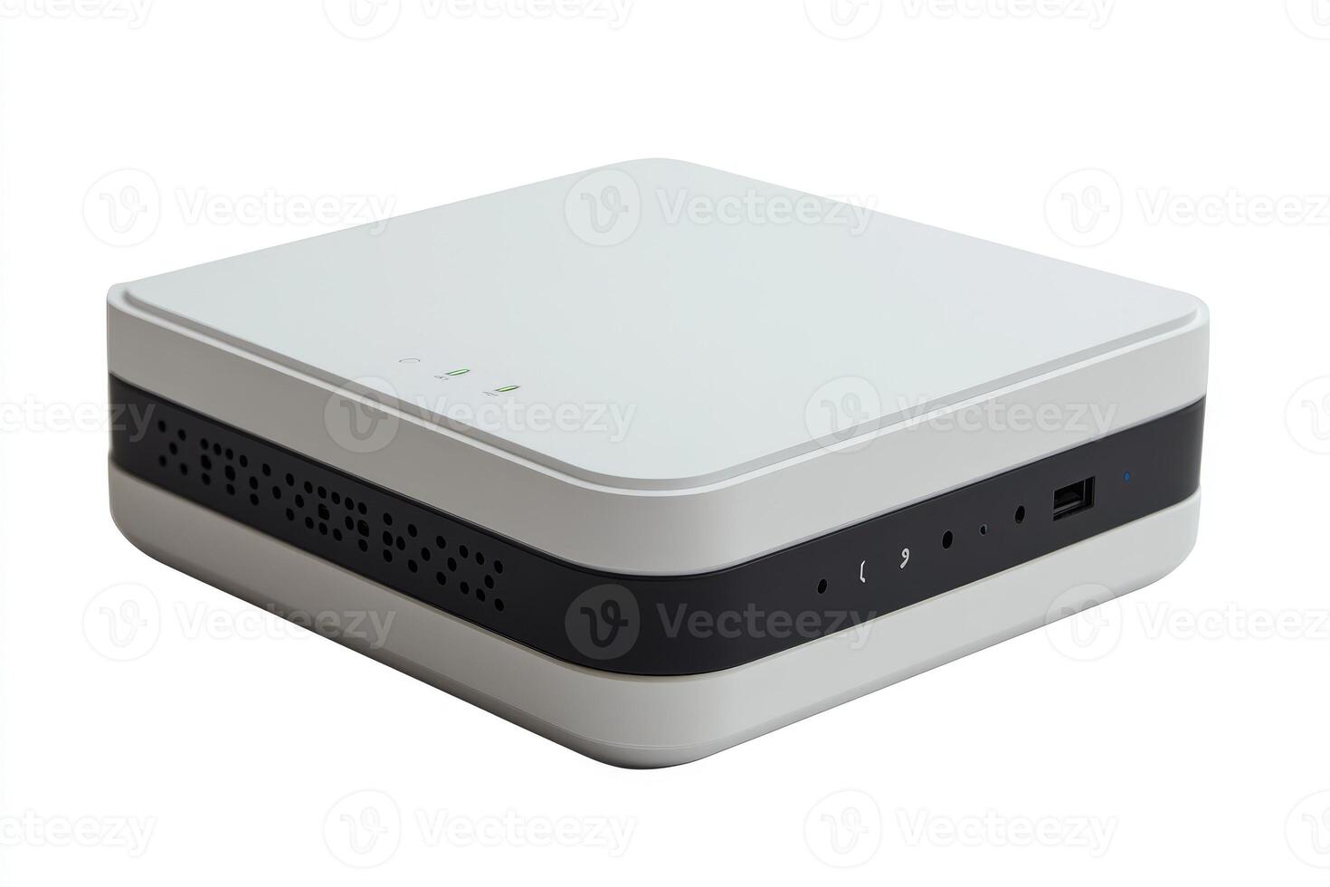 Modern wireless router providing reliable internet connectivity photo