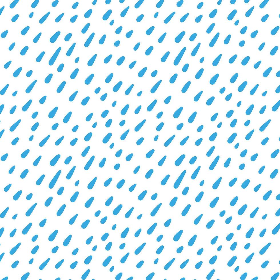Seamless pattern featuring stylized rain drops in soft shades of blue. Abstract spring-themed background with a calm, minimalistic aesthetic. Perfect for textiles, wallpapers, wrapping paper vector