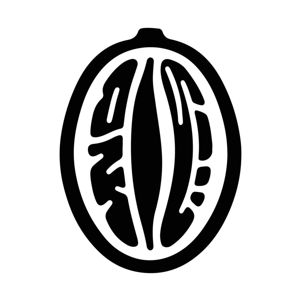 Organic Pear and Date Fruit Icons vector