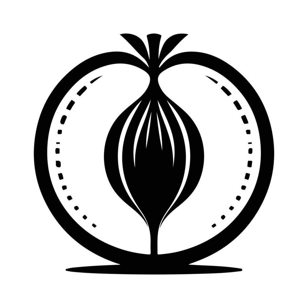 Peach and Pear Harvest Silhouettes vector