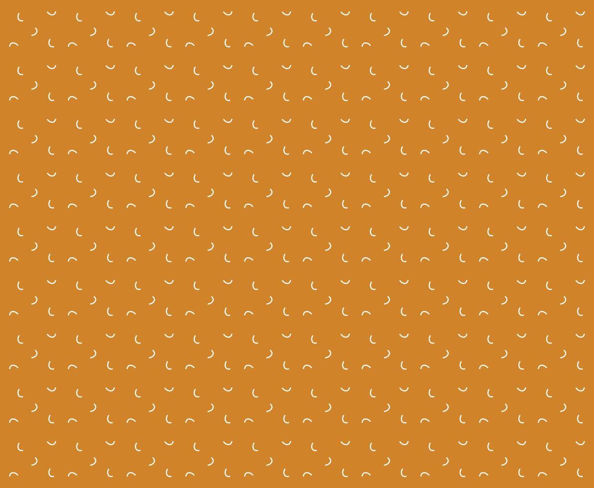 Geometric forms pattern on orange background, design for decoration, wrapping paper, print, fabric or textile, lovely card vector