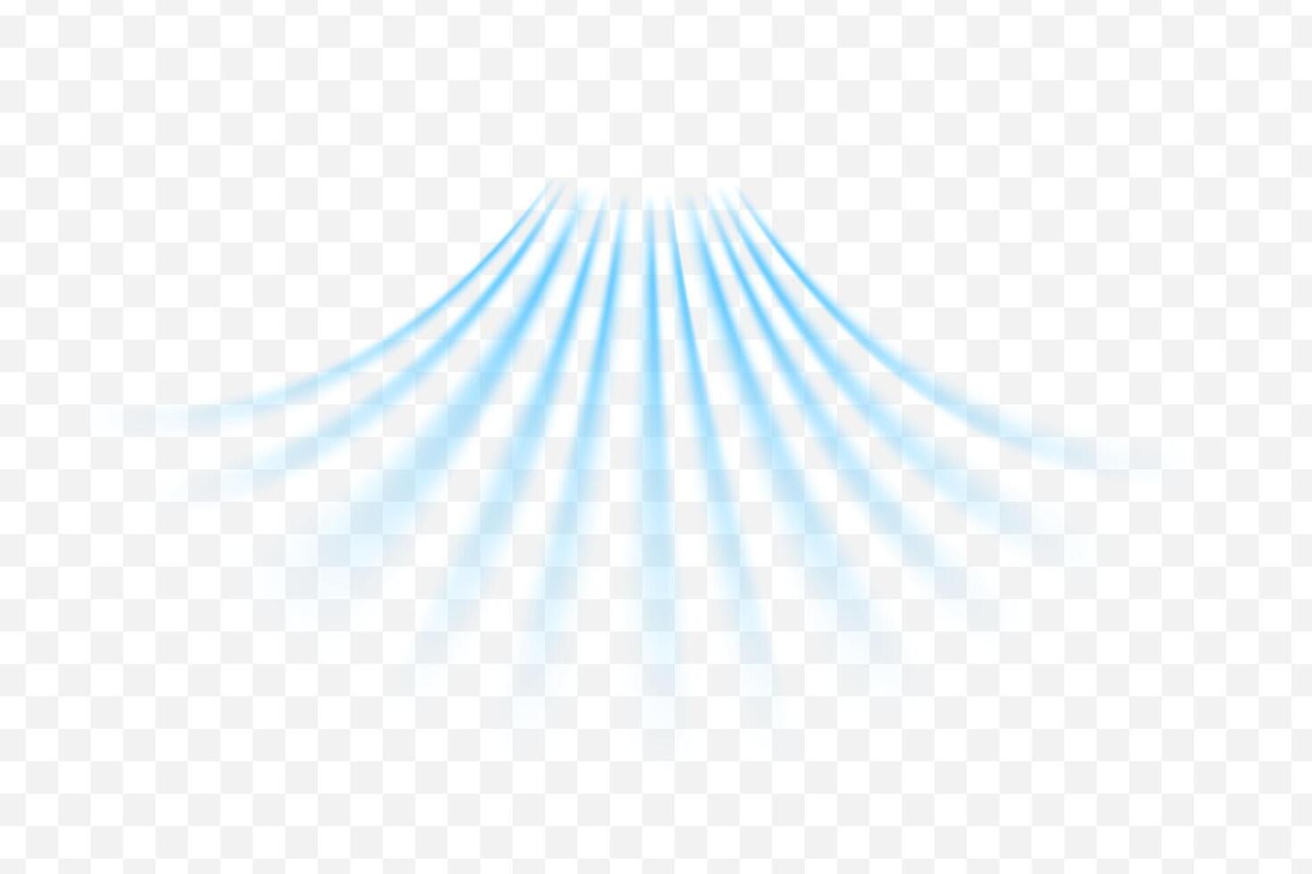 Air flow. A set of air dynamics elements to illustrate the operation of household appliances vector