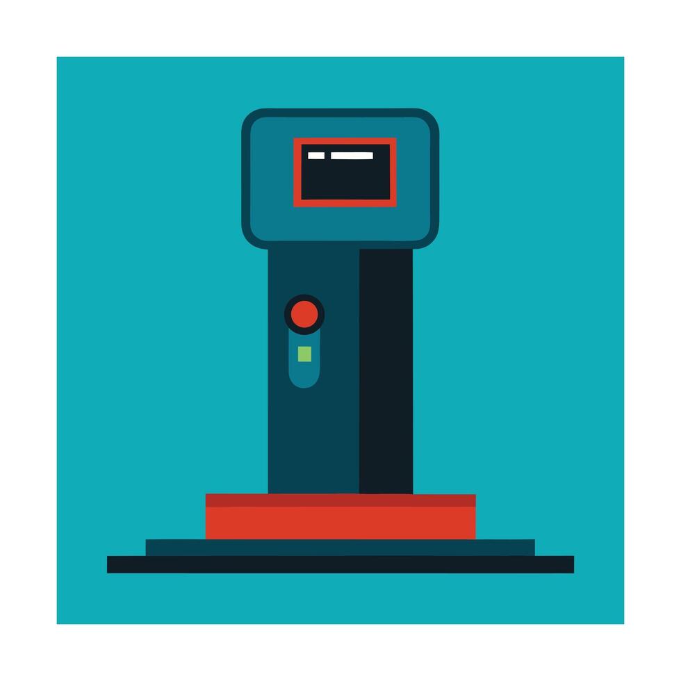 Futuristic Electric Vehicle Charging Station Power Display vector