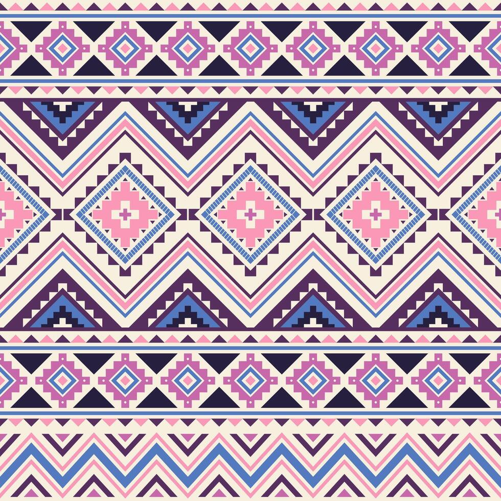Tribal striped seamless pattern. Aztec background. Can be used in textile design, web design for making of clothes, accessories, decorative paper, wrapping, backpacks, etc. vector