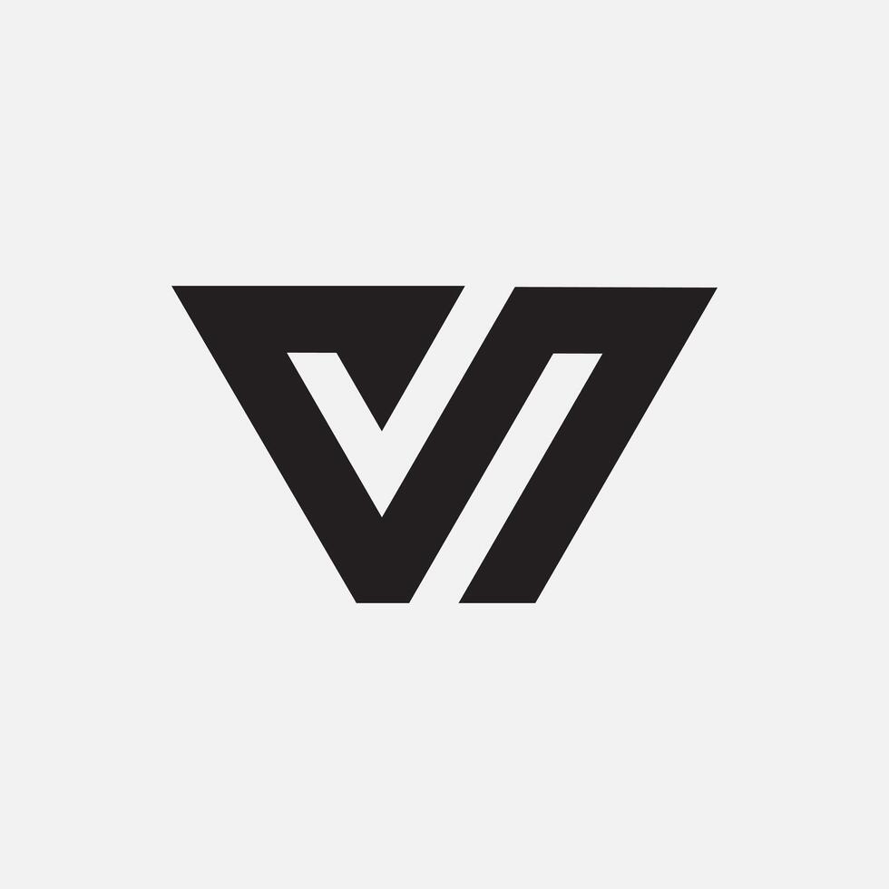 WebSV VS Monogram Logo Stylish Minimal Lettermark Design for Modern Brand Identity vector
