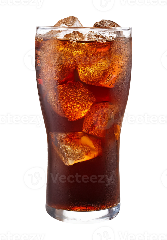 Ice with coke isolated object png