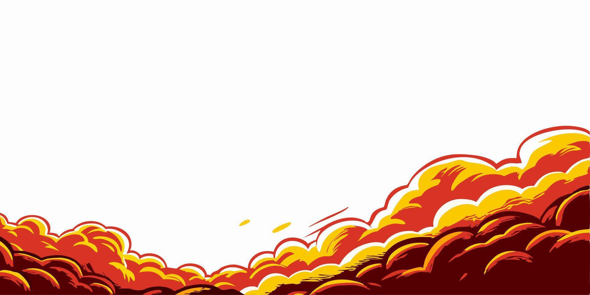 Comic Book Explosion Effect Background vector