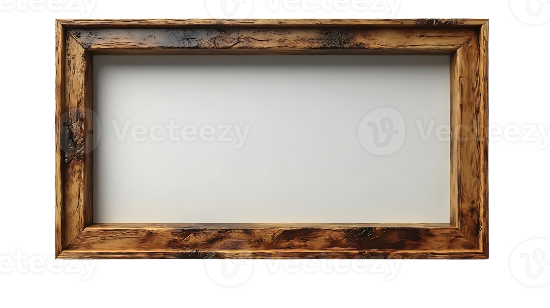 Rustic Wooden Frame, Showcase Designs with Transparent Background png