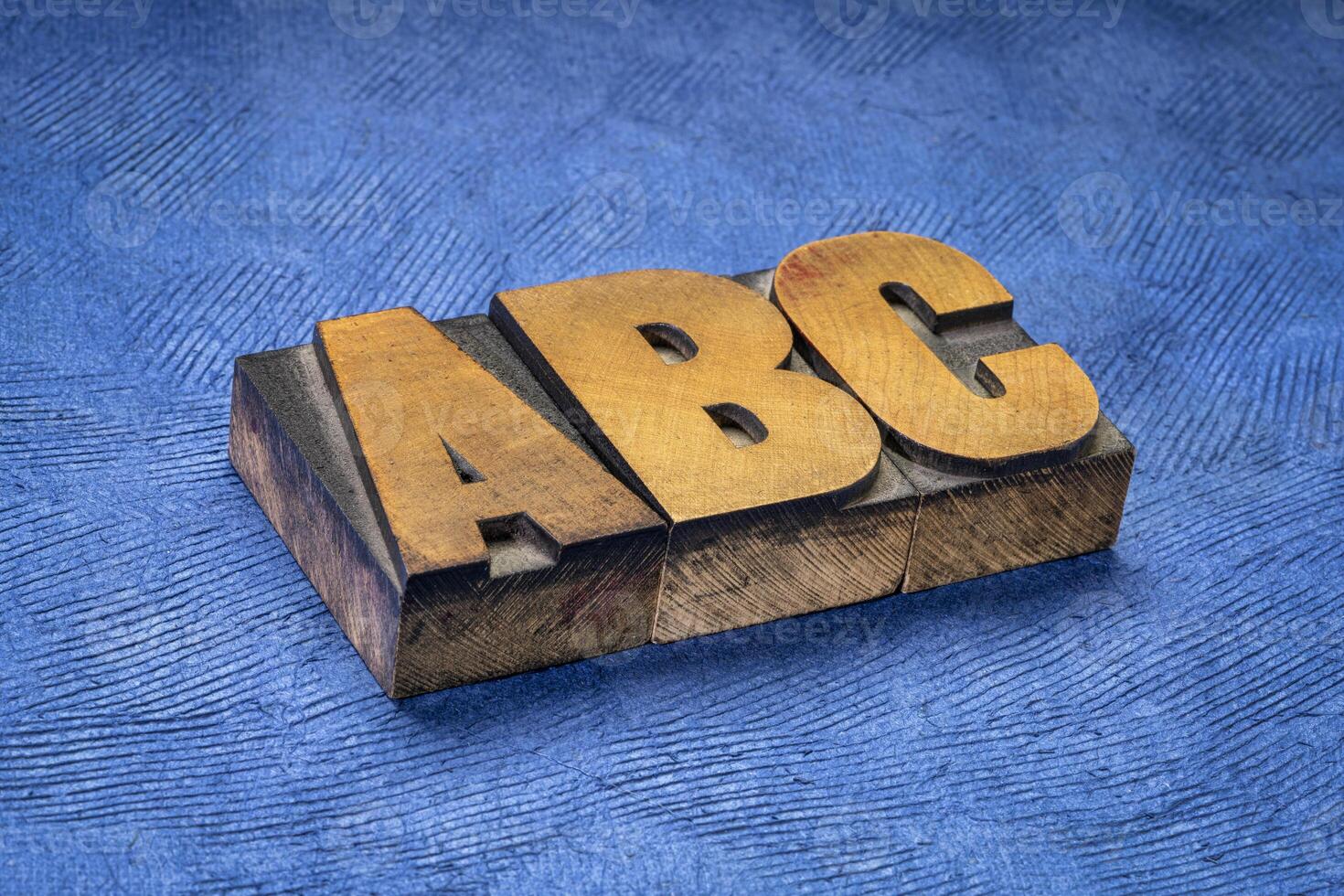 abc - first letters of alphabet photo