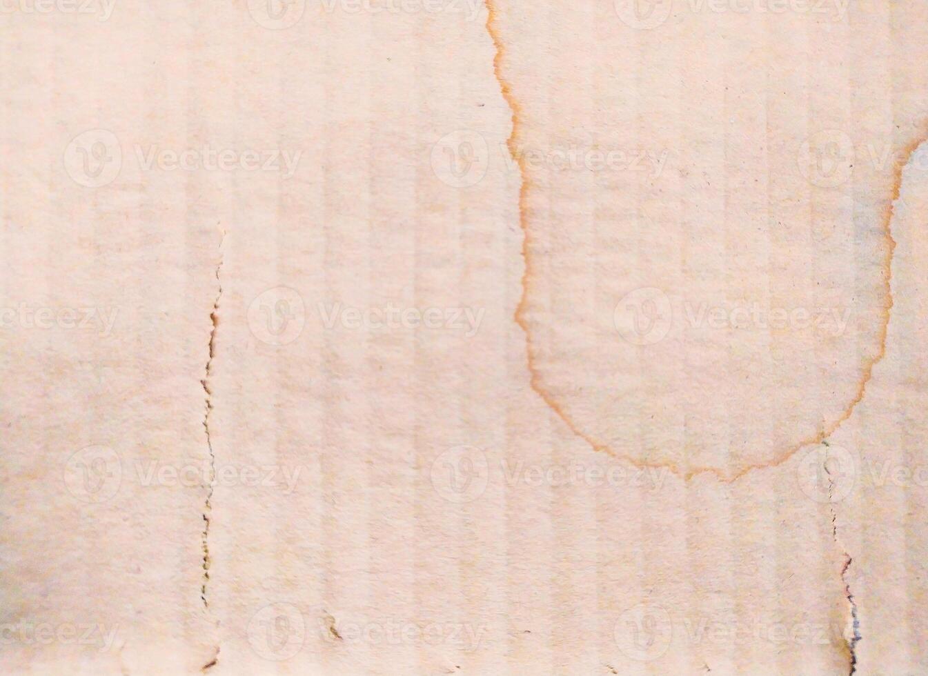 Distressed aged paper texture. Ideal for backgrounds, overlays, or design elements needing a vintage, grunge, or weathered aesthetic. Evokes history and decay. photo