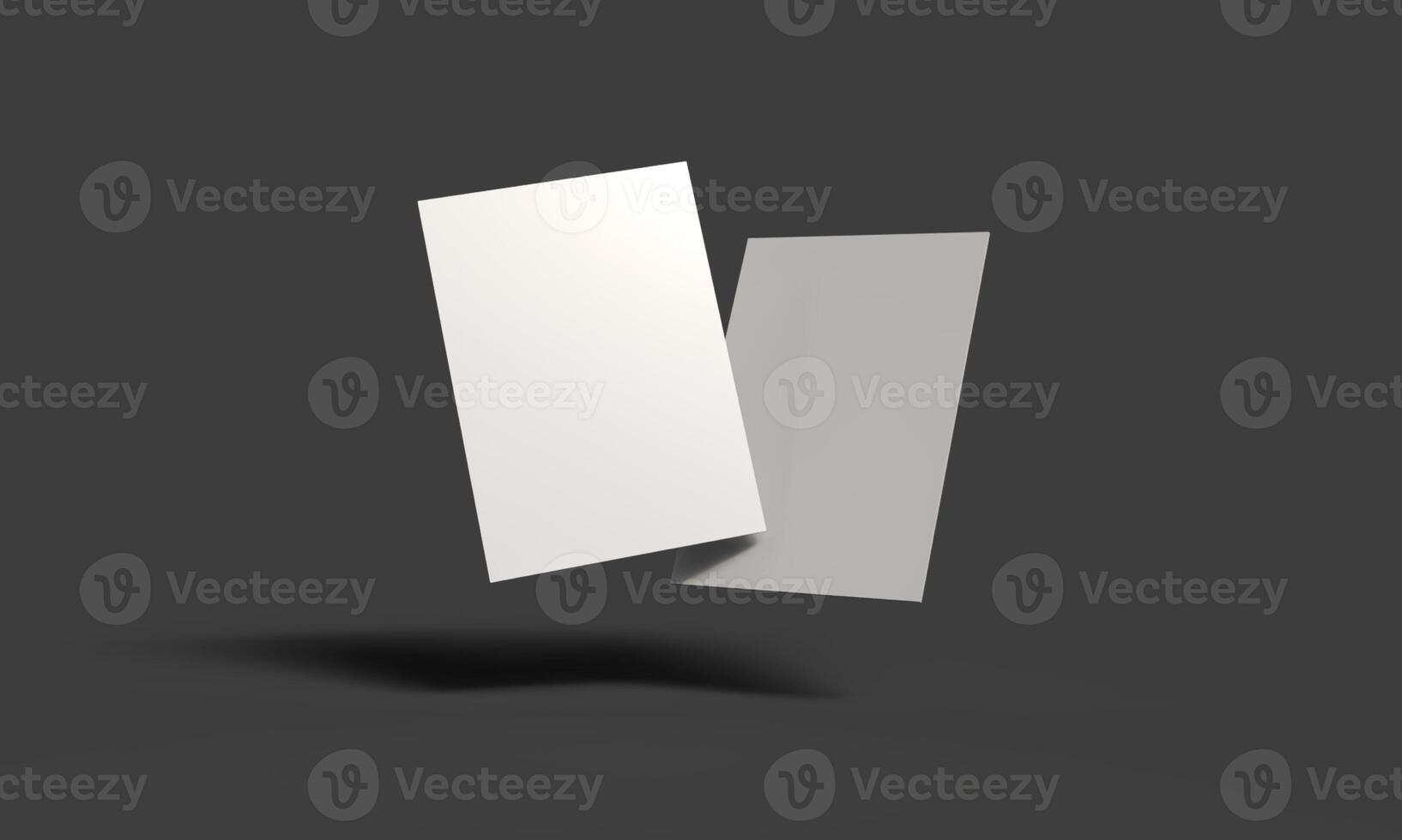 leaflet page a4 papaer white color isolate mockup empty blank booklet blank business information document presentation show sheet poster banner object model advertisement product marketing sale mockup photo