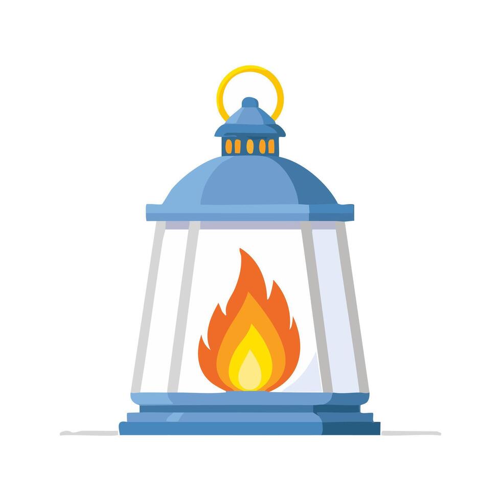 Holy Fire Inside a Lantern2 vector