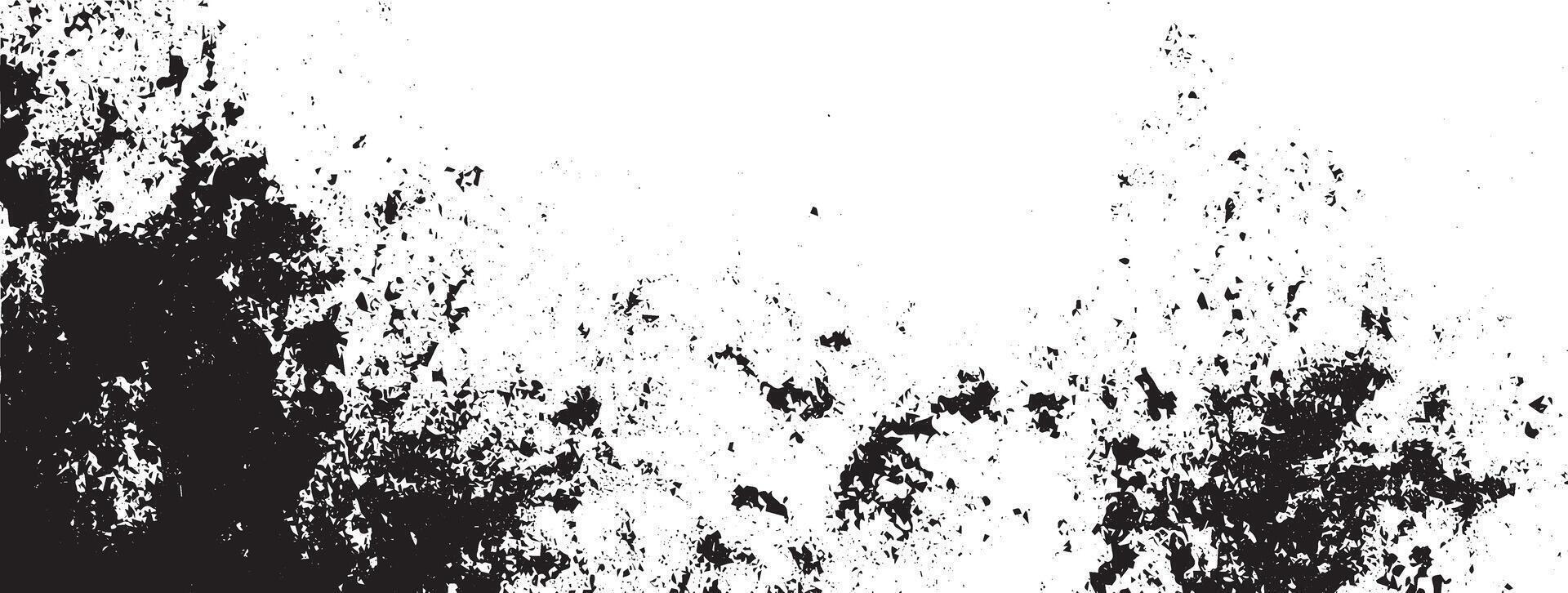 Grunge Splatter Texture Background, Distressed Abstract Horizontal Overlay for Urban Designs vector