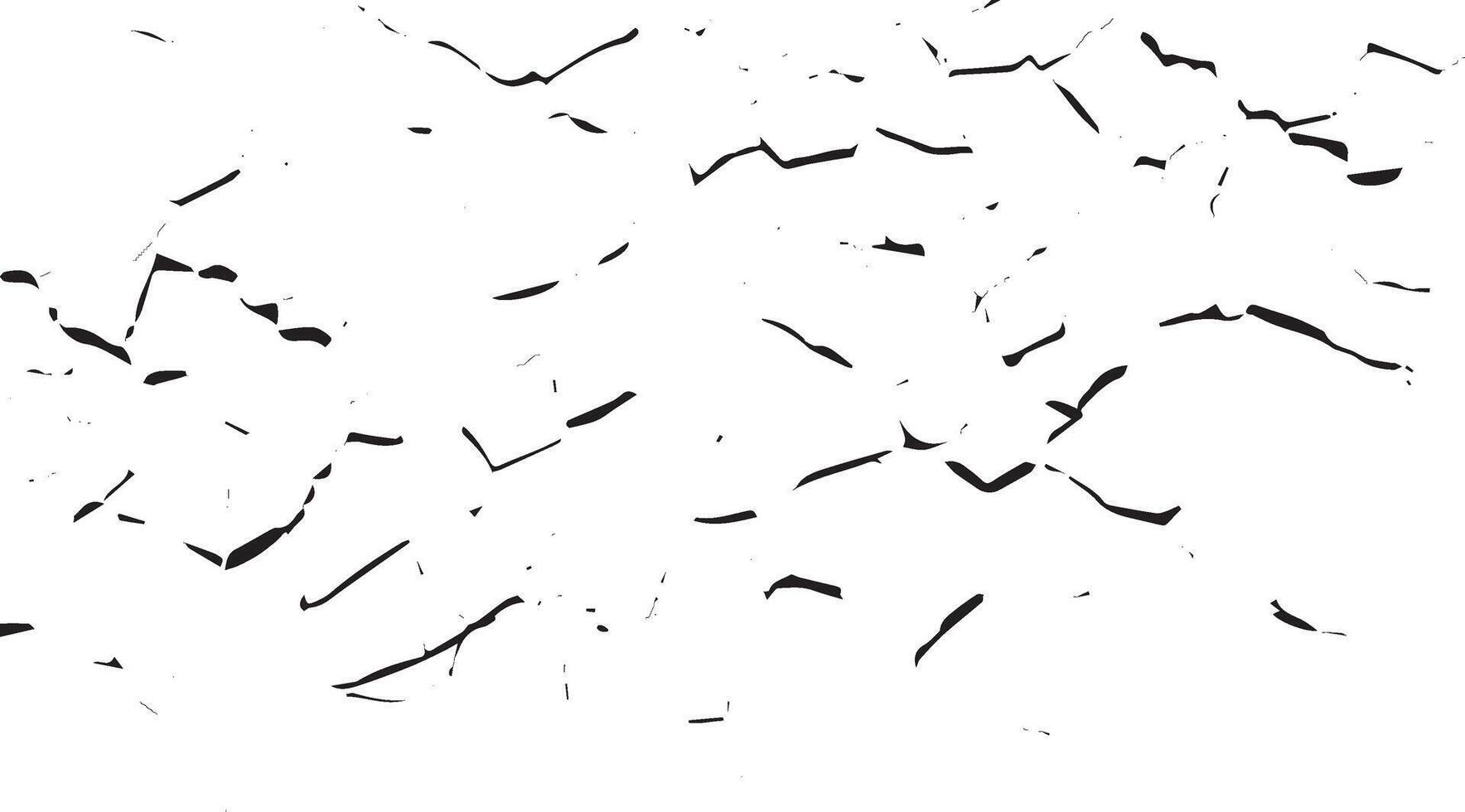 Fine Cracked Lines Texture on White Background for Subtle Distressed and Vintage Effects vector