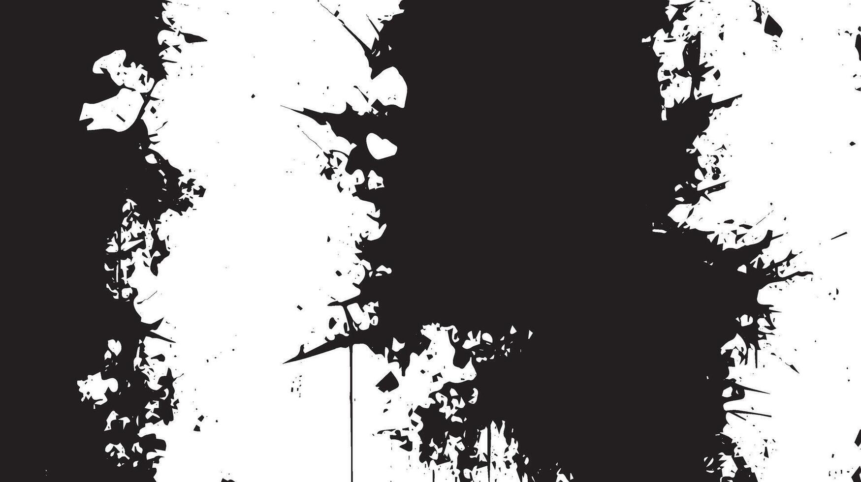 Abstract Grunge Ink Splatter Texture Background with Sharp Edges and Urban Decay Effects vector