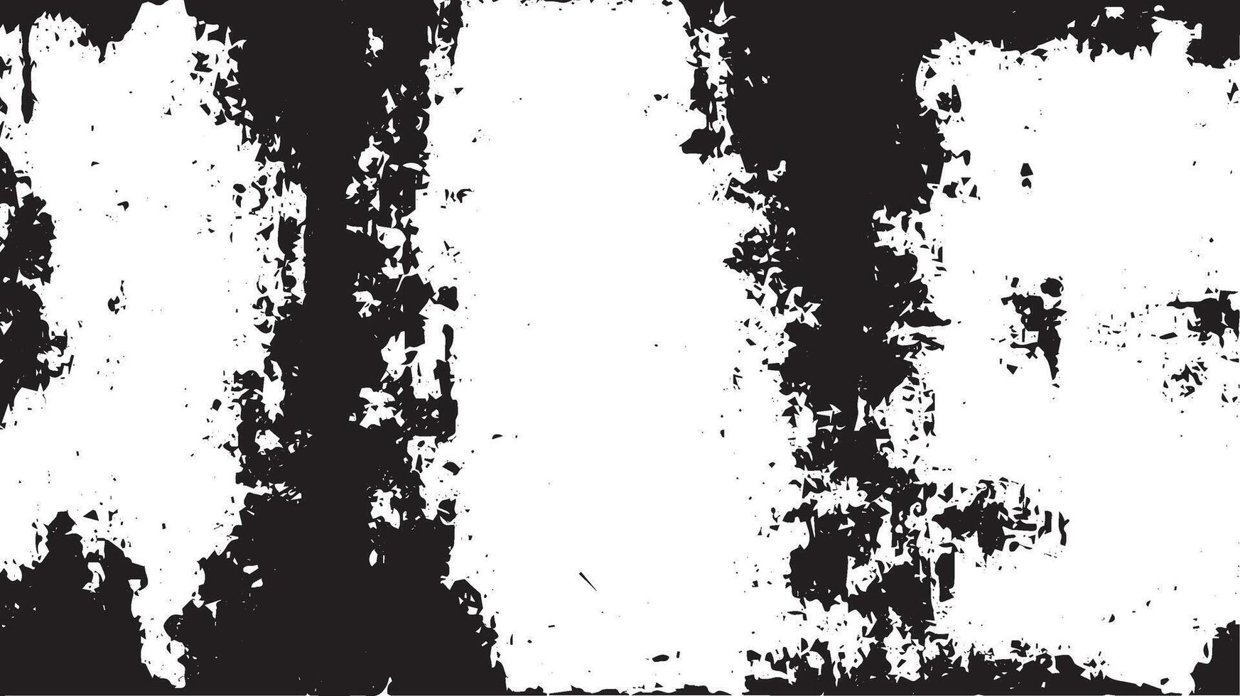 Distressed Grunge Vertical Texture with Weathered Eroded Edges on White Background vector