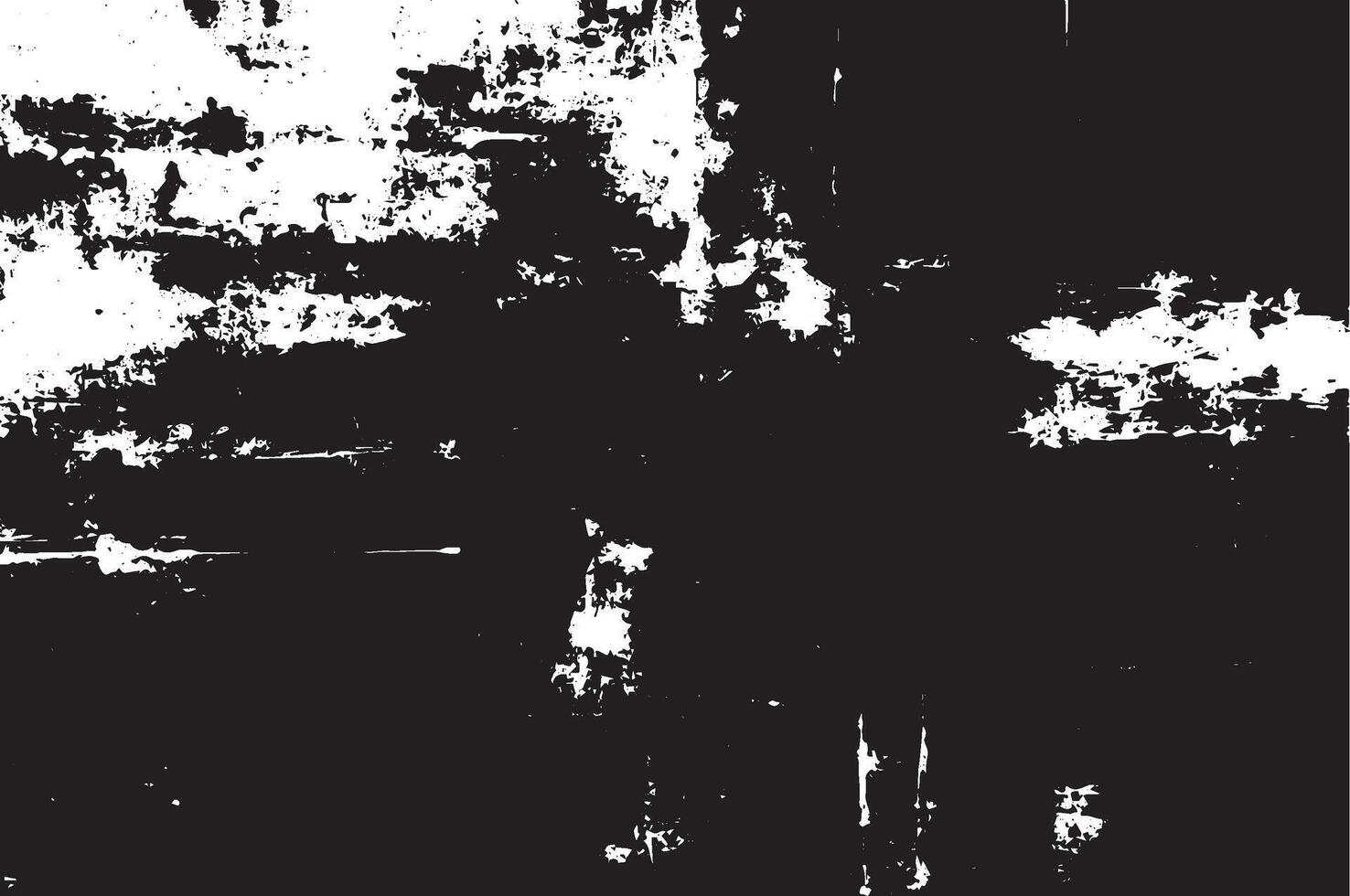 Grunge Distressed Texture Background, Black and White Abstract Scratched Surface vector