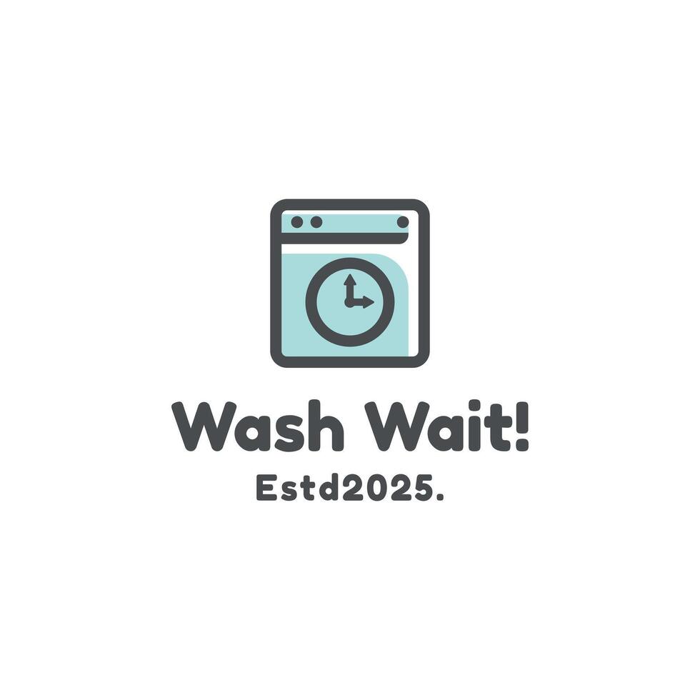 Modern icon design of laundry, washing machine, timer, clock, textile, soap, service, and cleaning. vector