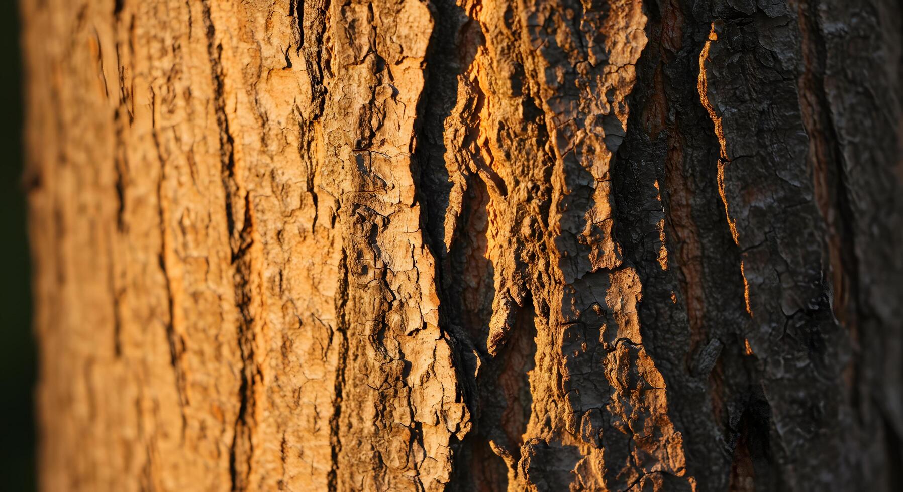 A close up of a tree with a bird on it photo
