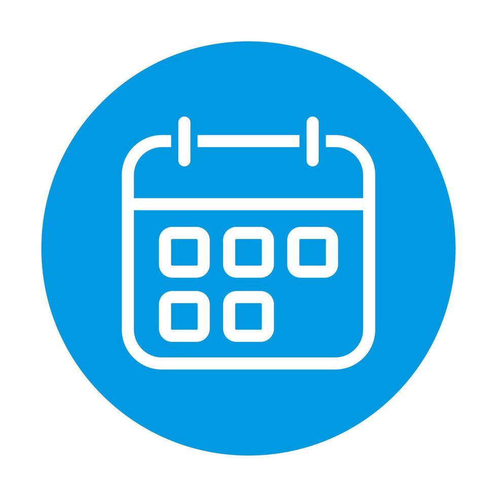 Calendar outline icon for your web site design, logo, app, UI. illustration... vector