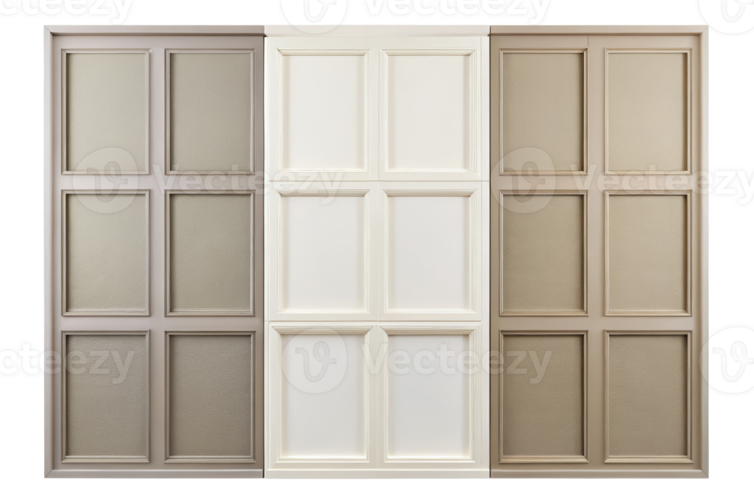 Contemporary geometric wall panel featuring rectangular pattern elements png