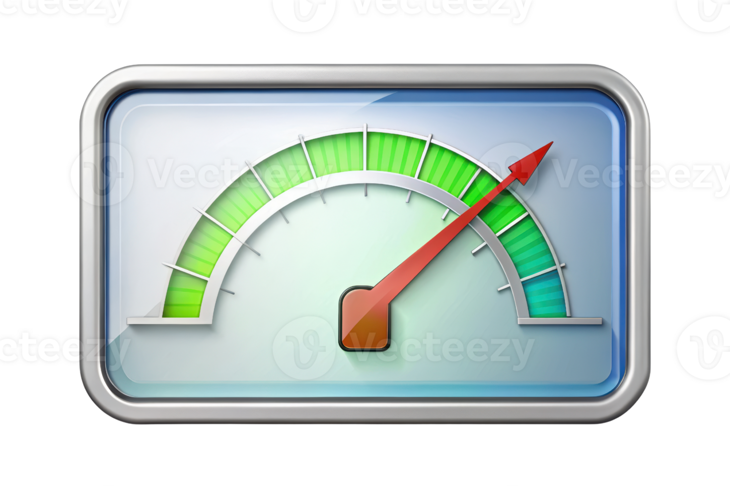 Digital Gauge Display for Measuring Performance Levels png