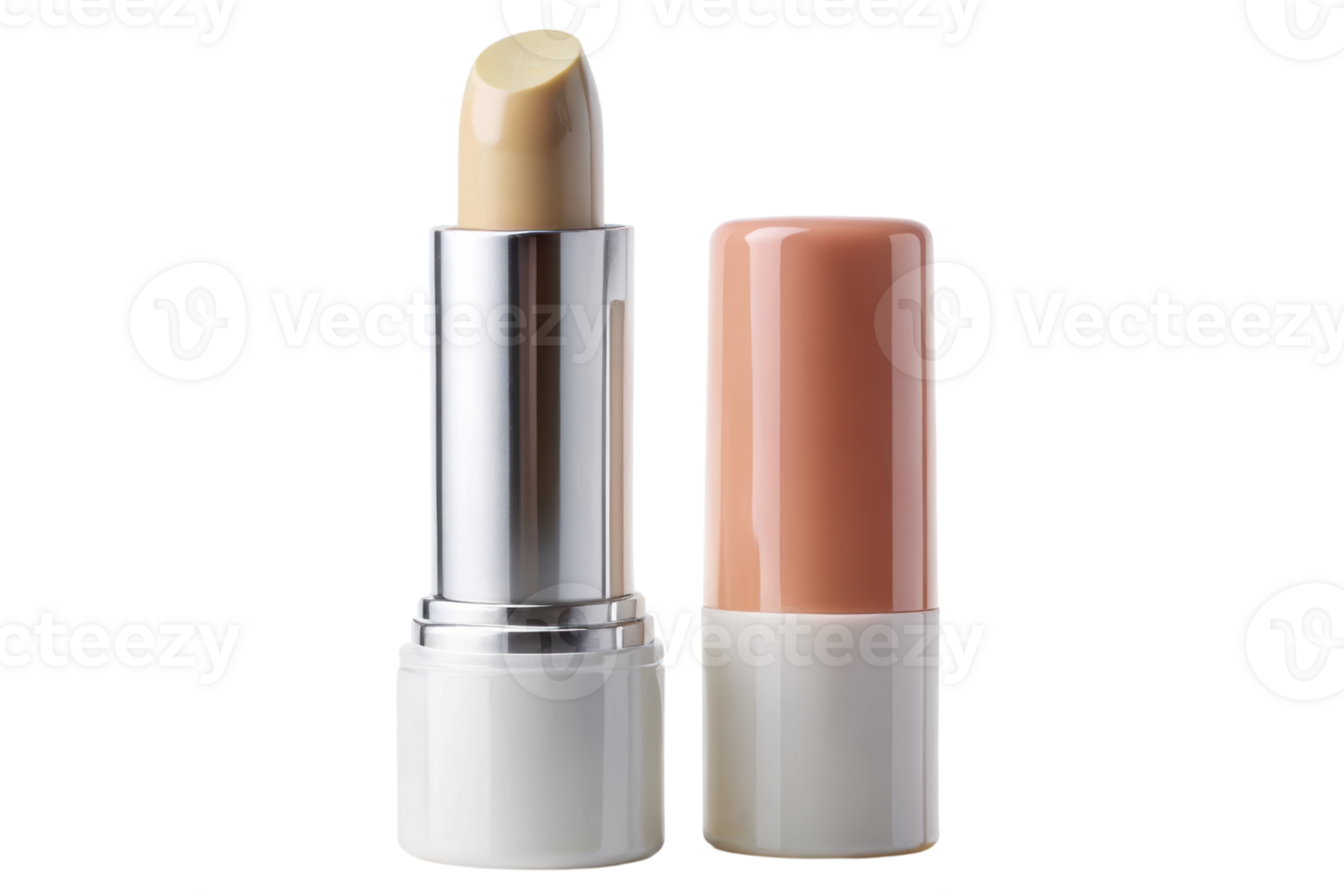 Multi-functional lip balm stick with protective twist-off cap png