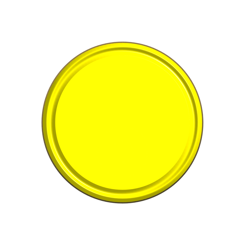 Yellow Circle Isolated png