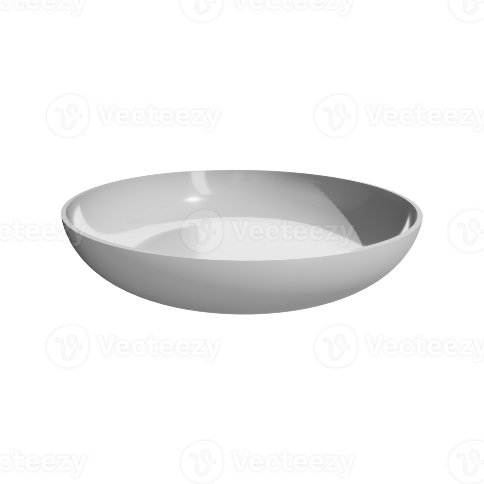 3d Grey Wooden Plate png