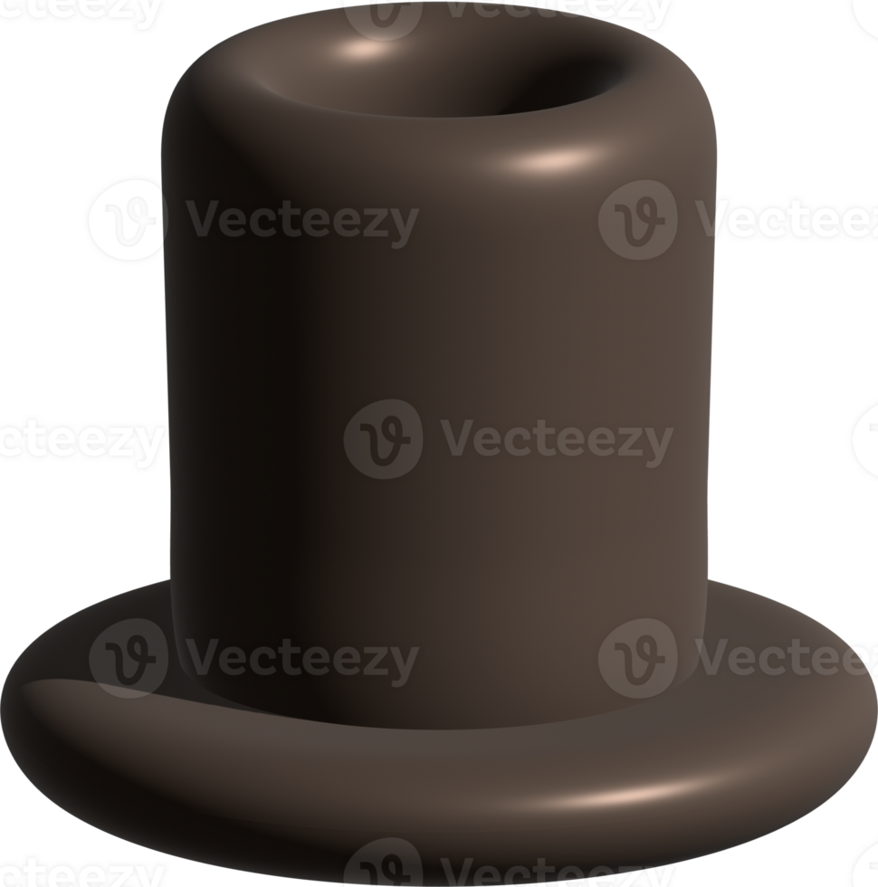 A brown hat with transparent background png