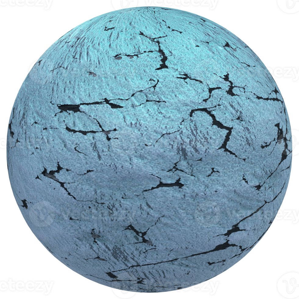 3d Blue Sphere png