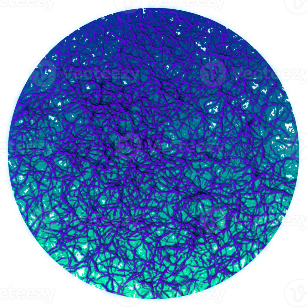 A blue circle with a green background png