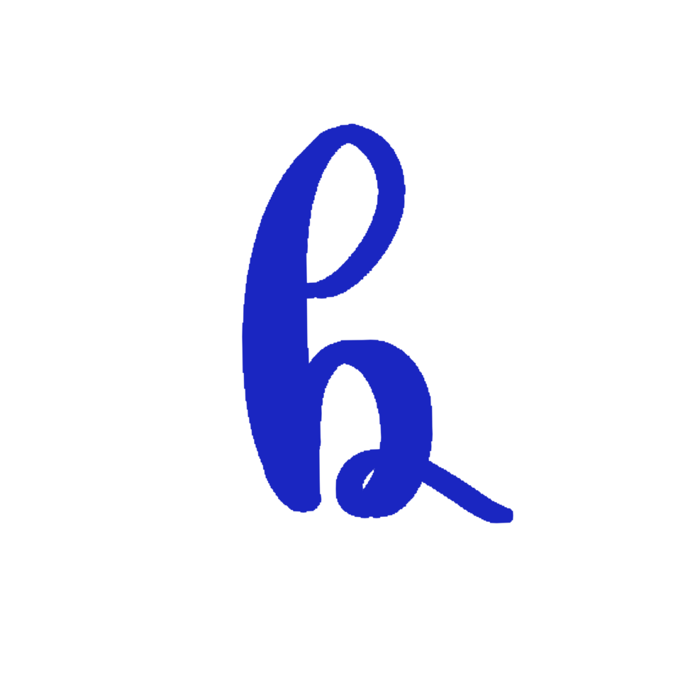 Cursive Letter b png