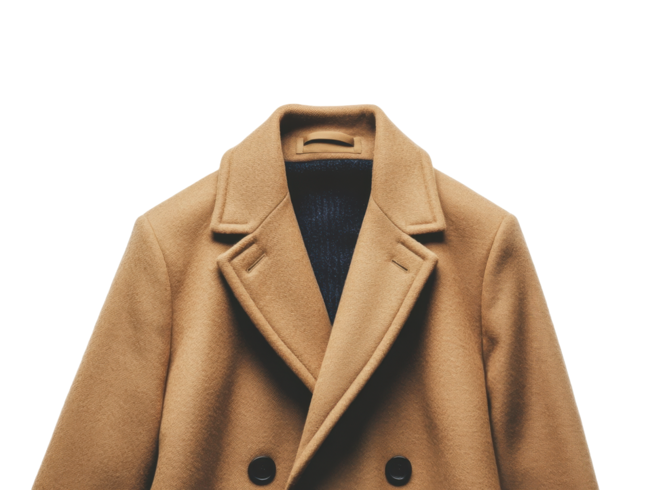 Elegant Camel Beige Coat png