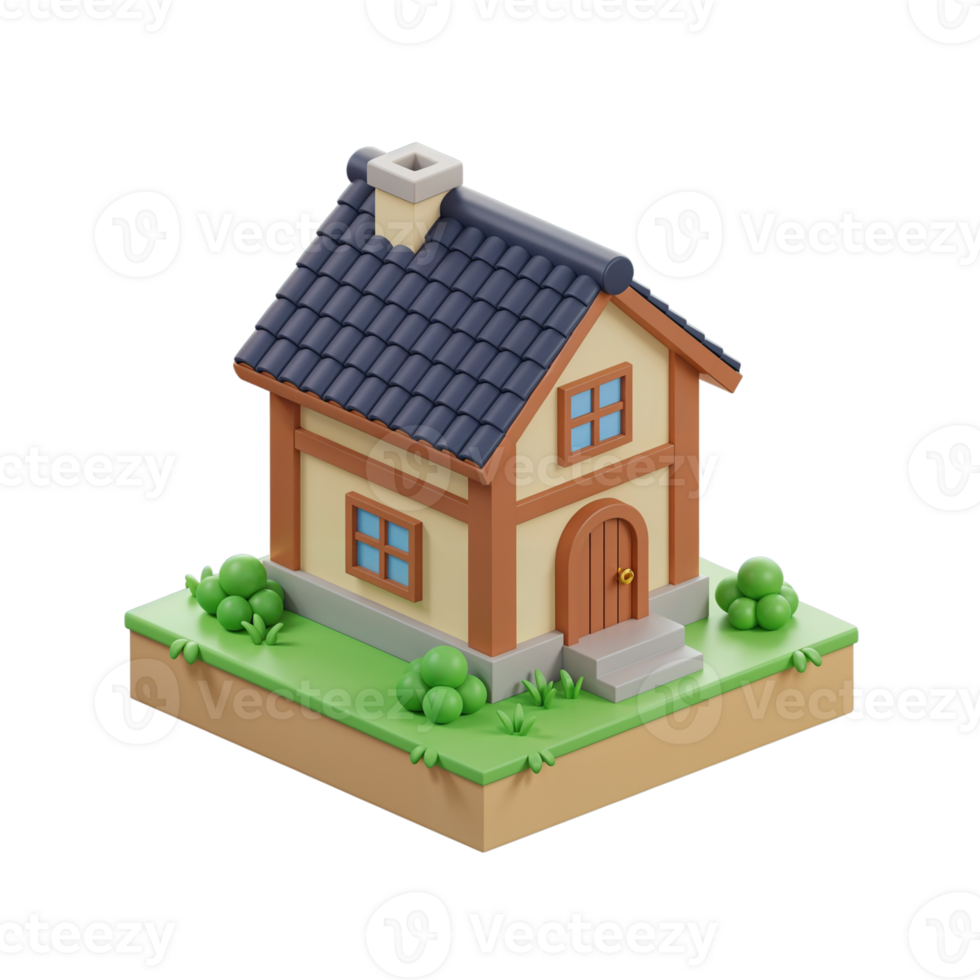 Charming Little Model House for Imaginative Play png
