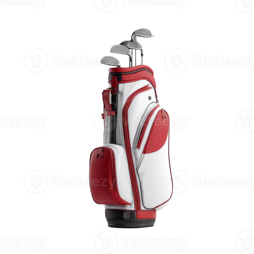 A stylish golf bag showcasing its modern design and features. png